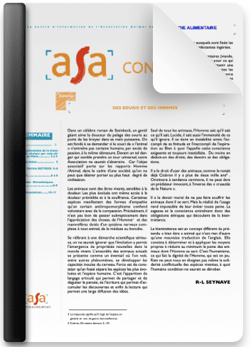 Page de couverture de l'Asa Contact 39