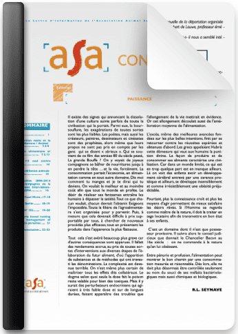 Page de couverture de l'Asa Contact 40