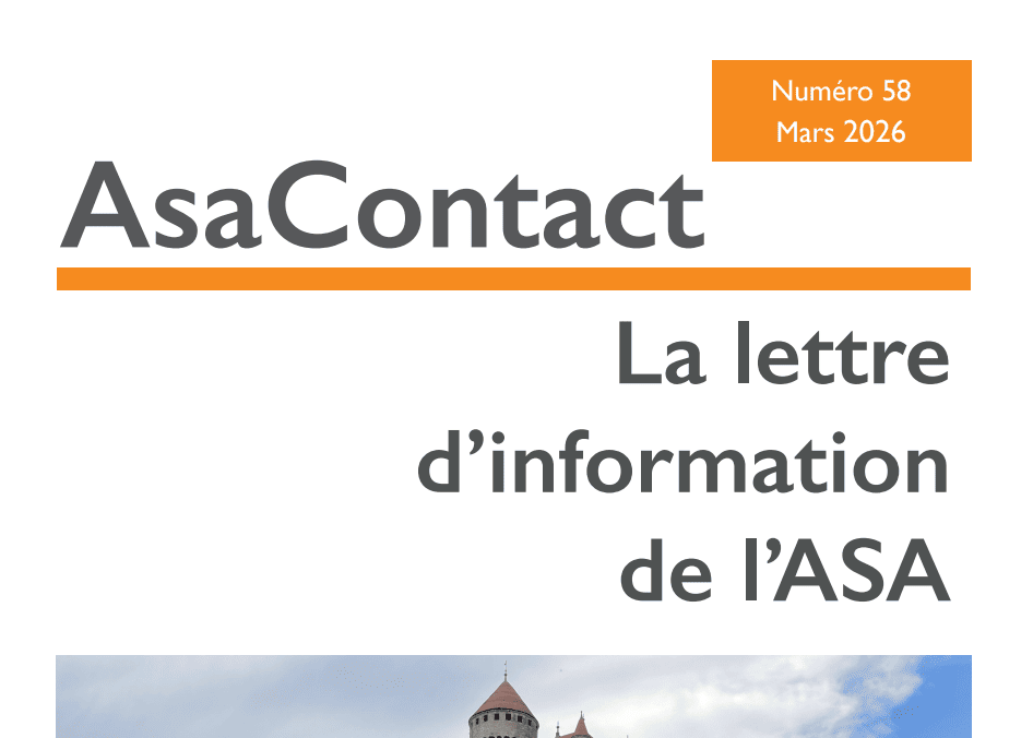 Image de la première page d'un numéro d'AsaContact